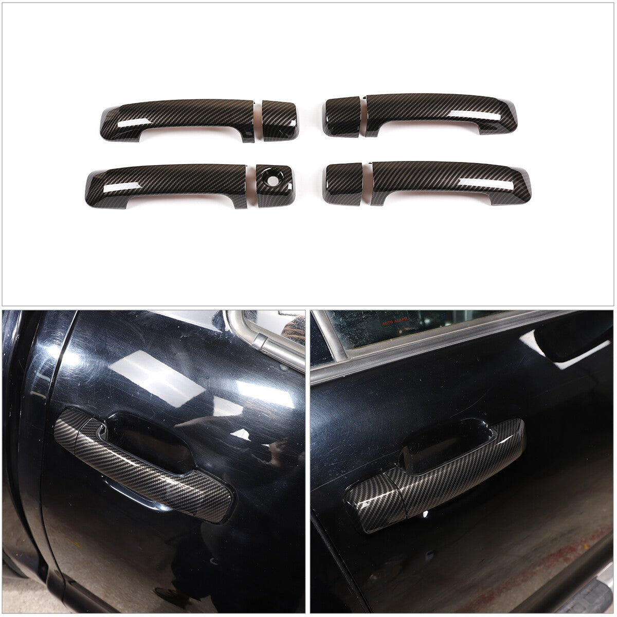 Carbon Fiber Console Panel Decor Cover Trim for Dodge Charger 2011-14- v