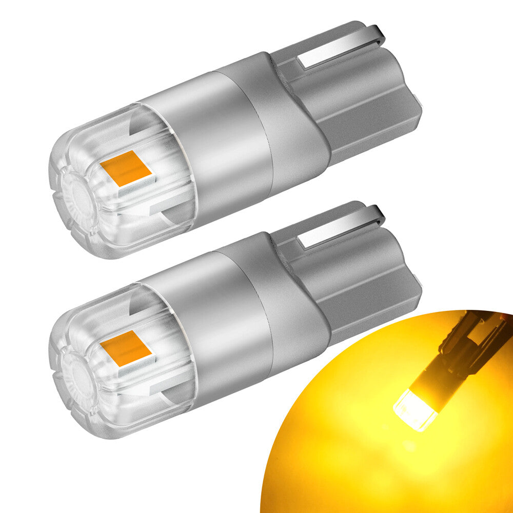 Yellow 100% bulb AUXITO W5W T10 side light bulb LED error no CAN bus xenon B