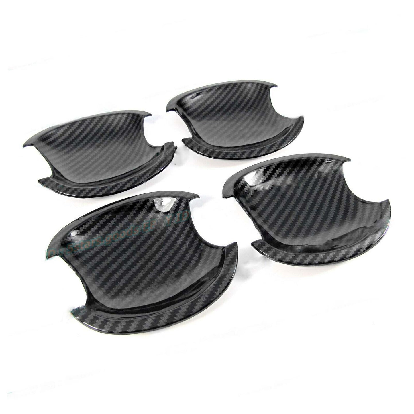 Carbon Fiber Side Handle Bowl Bowl Covers Trims for 2003-13 for Toyota for Corolla