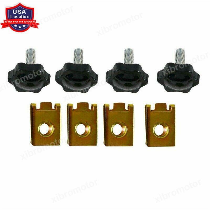 for Harley Touring 96-13 4pcs Saddlebag Lock Mounting Theft Deterrent Screw Bolt Q