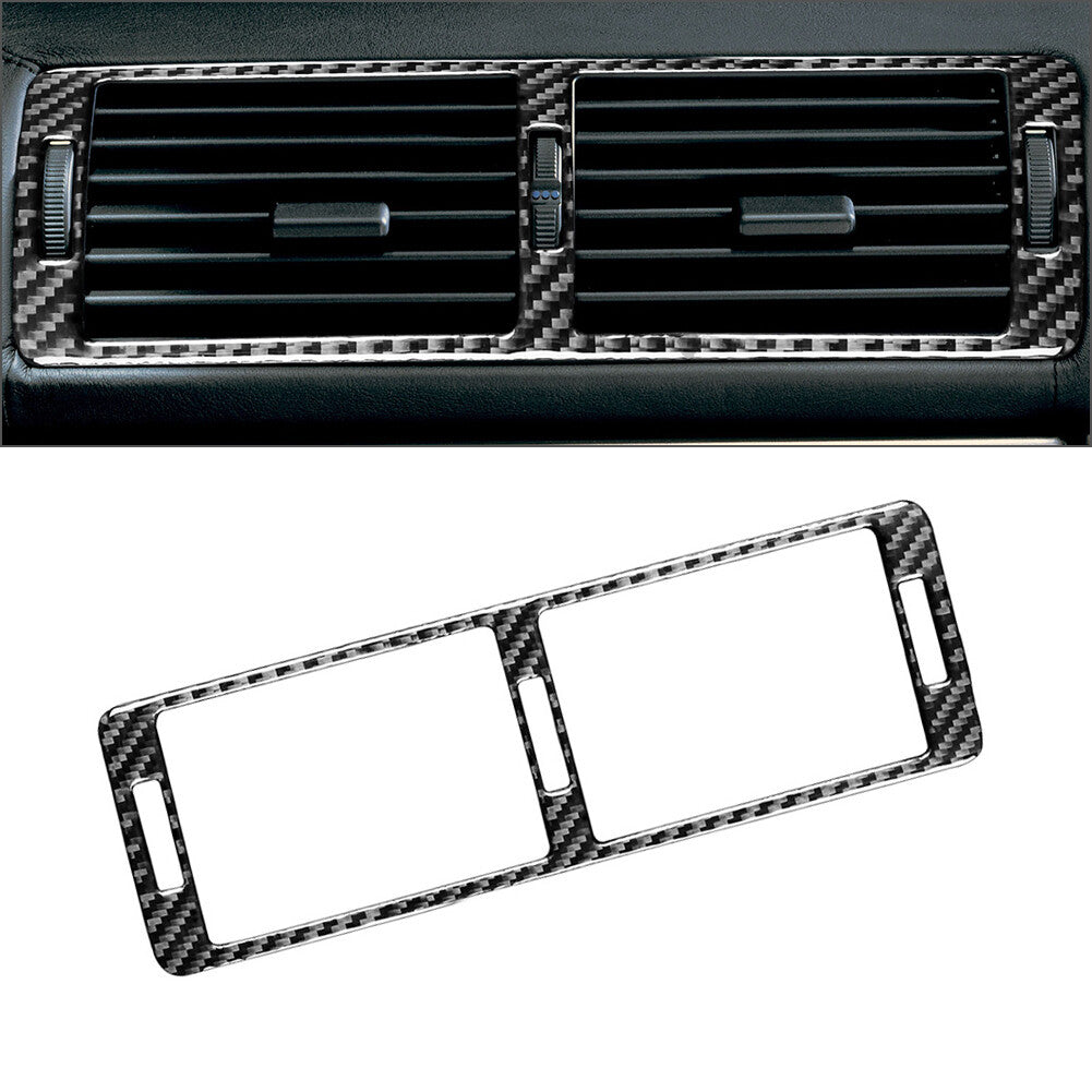 Carbon Fiber Center Air Outlet Vent Cover Trim for BMW 5 Series M5E39