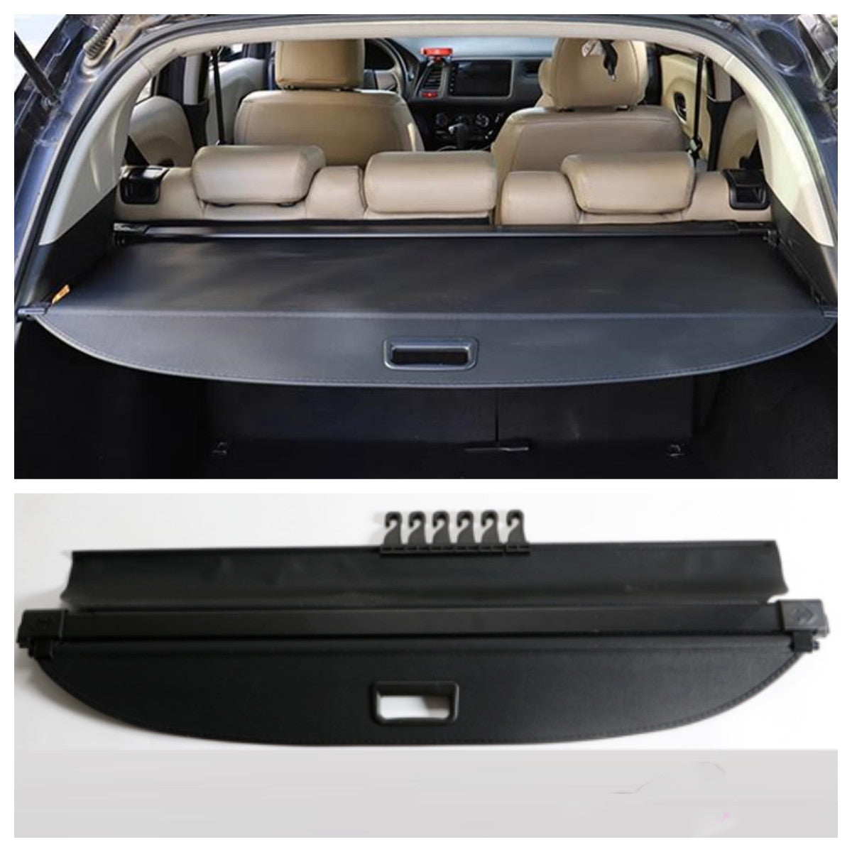 For -V HRV 2017 2018-2020 Black Rear Tail Trunk Cargo Cover Shield B n