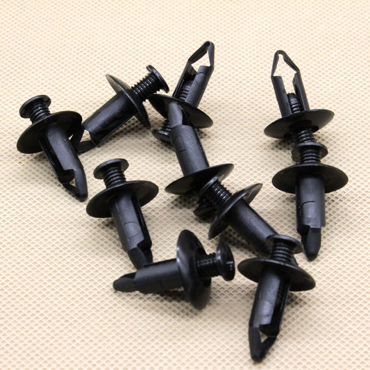 10 X Push Type Retainers Bumper Rivet Clip Plastic Screw for Nissan GT-R Fender
