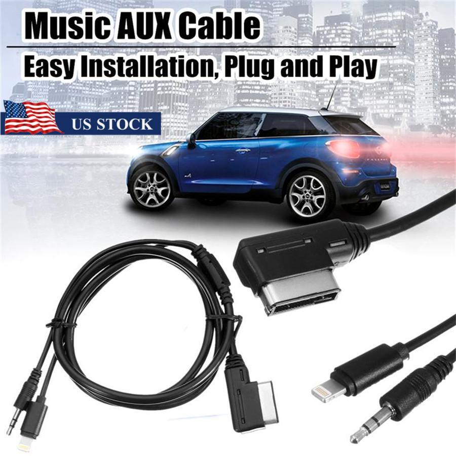 MMI Music Interface AUX Cable Cord Charging For IPHONE for Mercedes-Benz 40cm Q