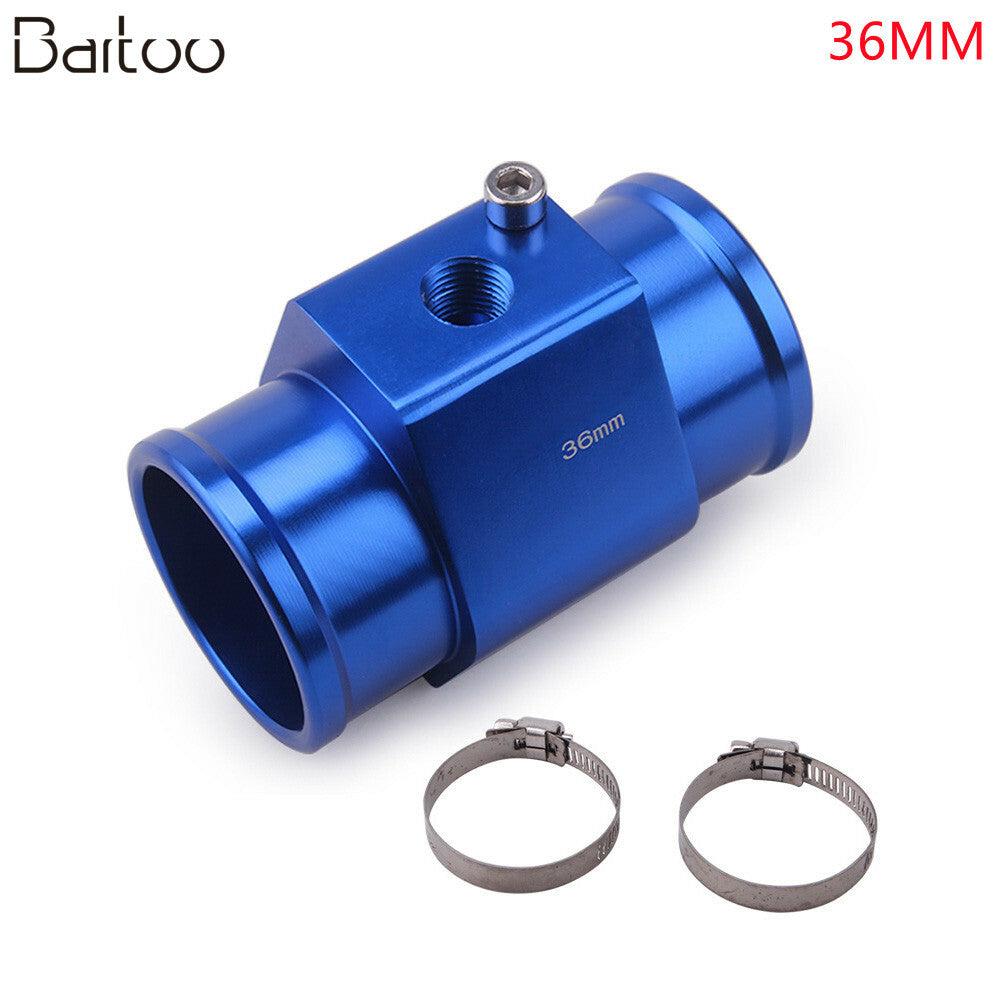 Car Water Temp Temperature 36mm Joint Pipe Sensor Gauge Radiator Hose Adapter Q
