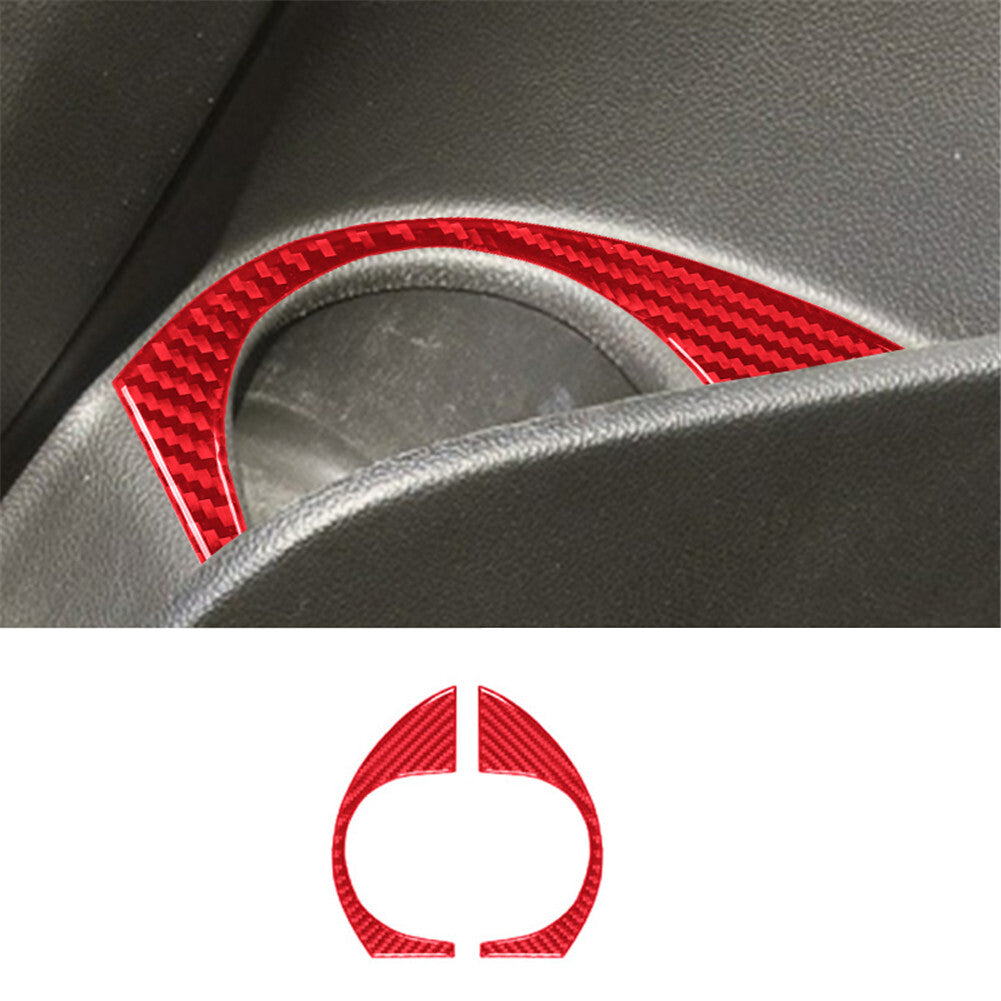 Carbon Fiber Rearview Mirror Protector Cover Trim for Land Cruiser Prado v