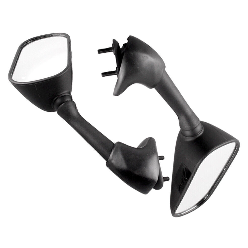 Pair Left Right Rear Wing Rearview Mirror Fit for Yamaha YZF R6 2001 2002 Black New