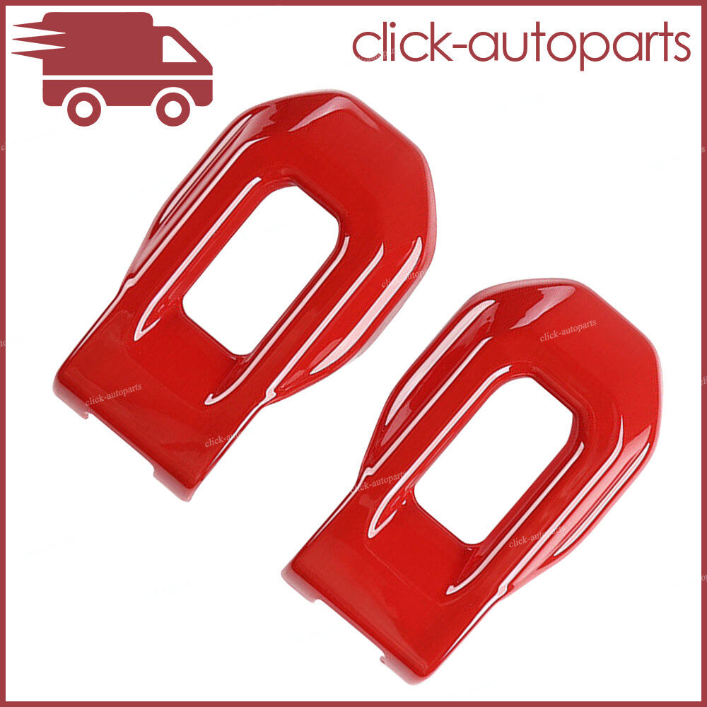 For 18-21 for Jeep for Wrangler Engine Hood Cover Side Lock Latch Buckle Cover Trim Red