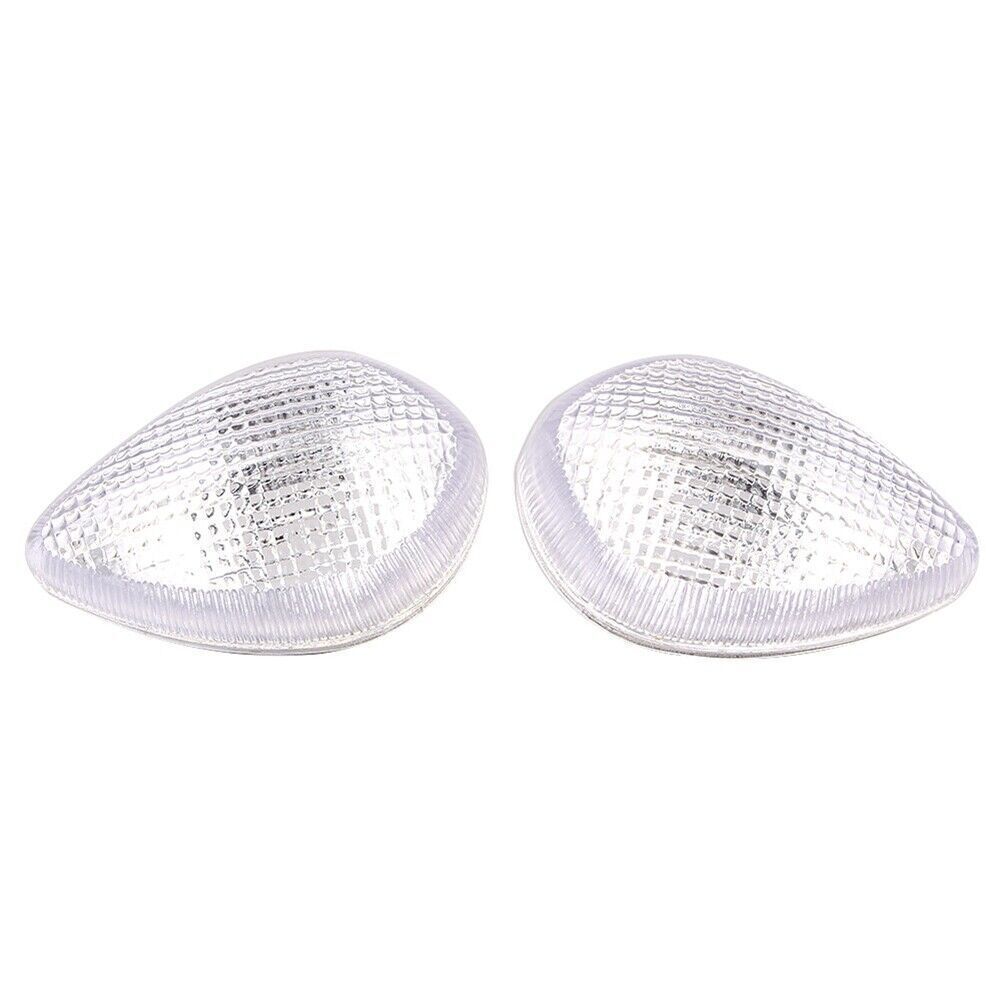 Pair Clear Turn Signals Light Indicator Blinker Lens Fit for Yamaha FZ1 1998-2004 Q