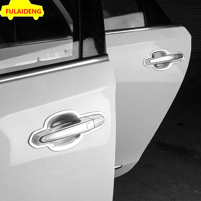 for Cadillac XT5 2016-2022 Chrome ABS Outer Side Door Handle Bowl Cover Trims
