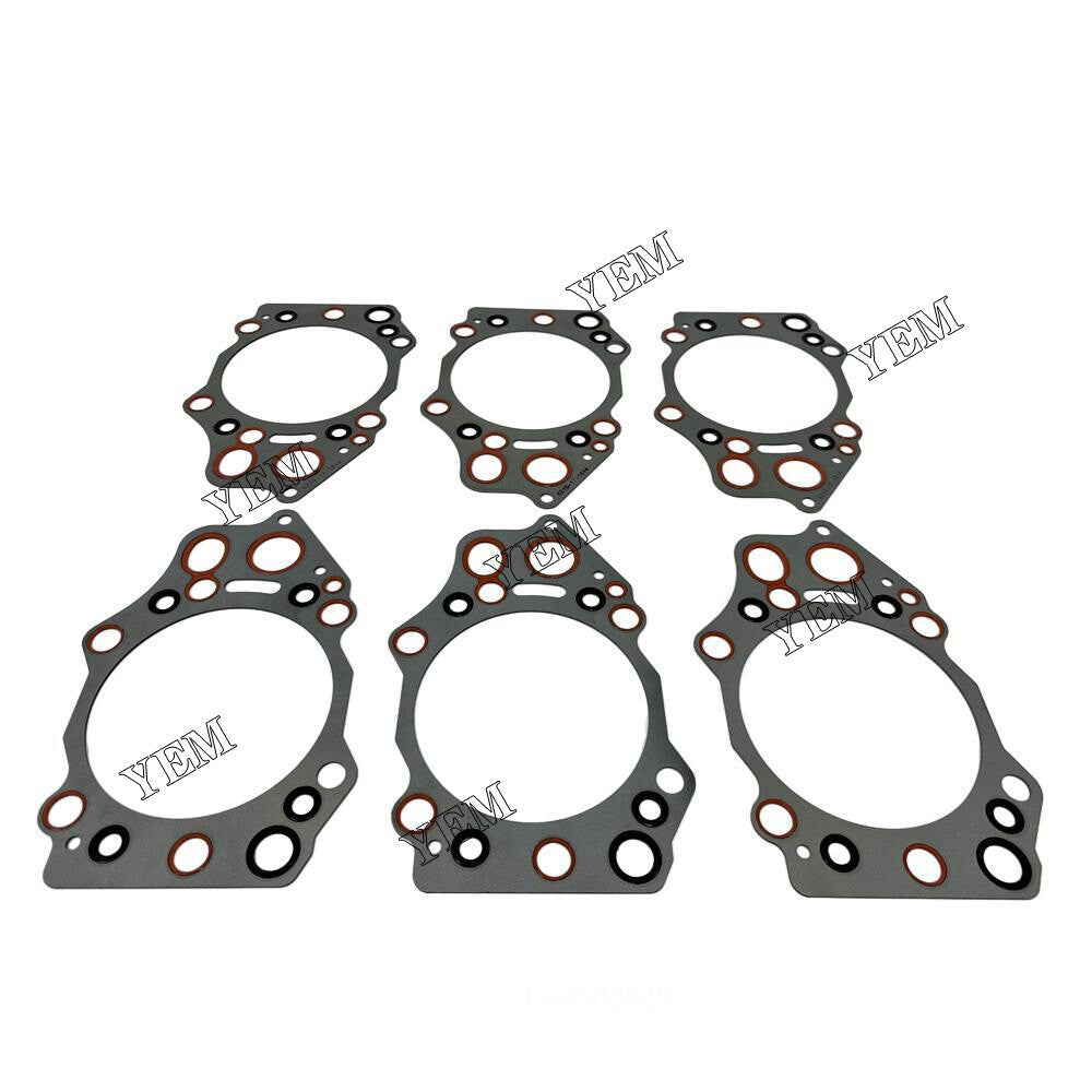 New 6D140 Head Gasket Fit For Komatsu Machinery Engine For Komatsu Head Gasket