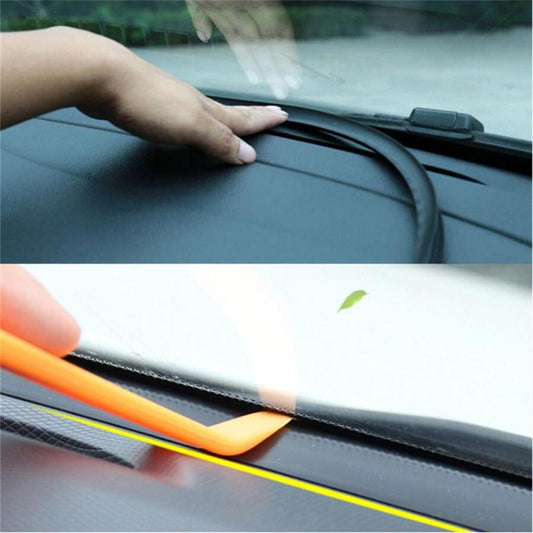 1.6M Car Dashboard Windshield Gap Sealing Strip Soundproof Rubber Accessories Q