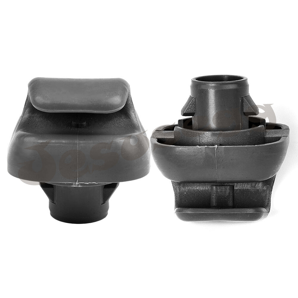 2x Gray Sun Visor Retainer Clips Holder for Nissan for Renault for Infiniti 96409-BC402 Q