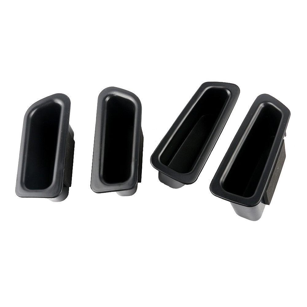 Fits For XC60 2009-2016 4x Door Container Armrest Storage Box Secondary Box Set Q