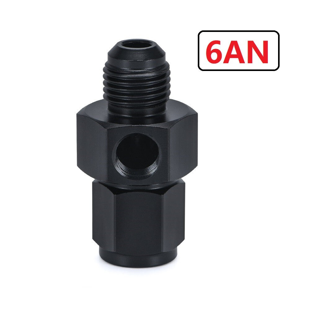 Liquid 0-15psi Fuel Pressure Gauge Regulator Gauge 1/8 NPT W/ 6AN Adapter