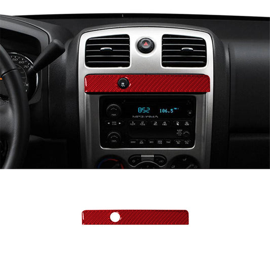 Red Carbon Fiber Cigarette Lighter Panel Trim for Subaru Outback Legacy 2015-17 v