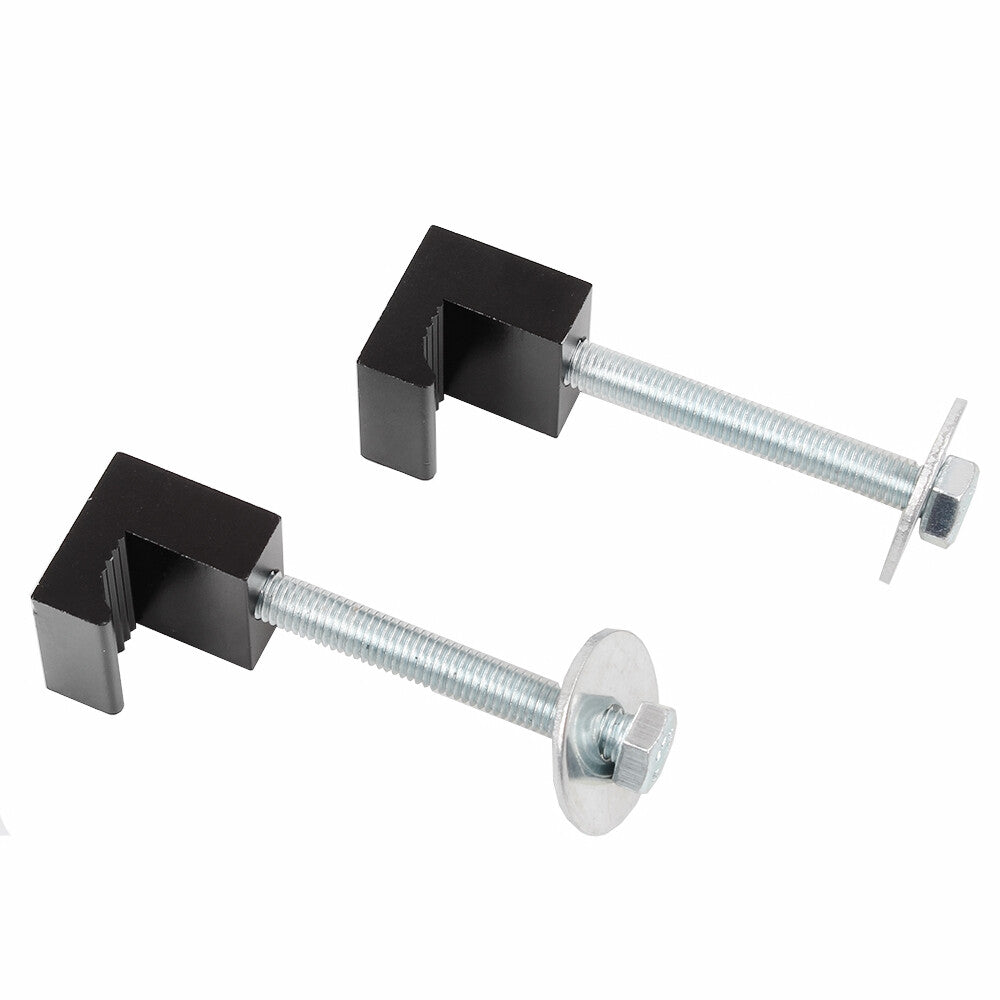 Tool Box Mount J Hook Toolbox Pickup Pair Rail Mounting Kit Clamp Tiedown Truck Q