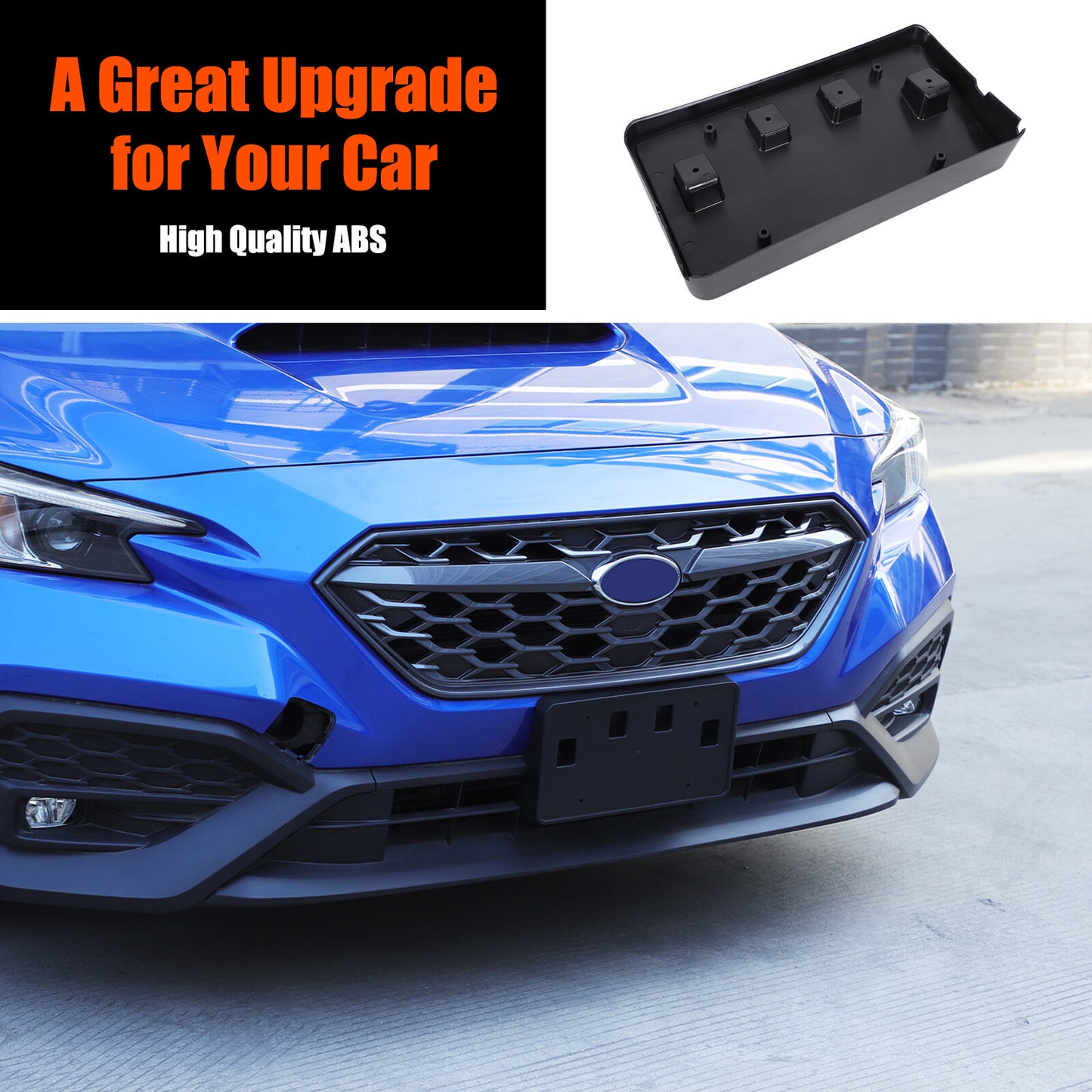 Front bumper license plate bracket support bracket for Subaru WRX STI 2022+- n