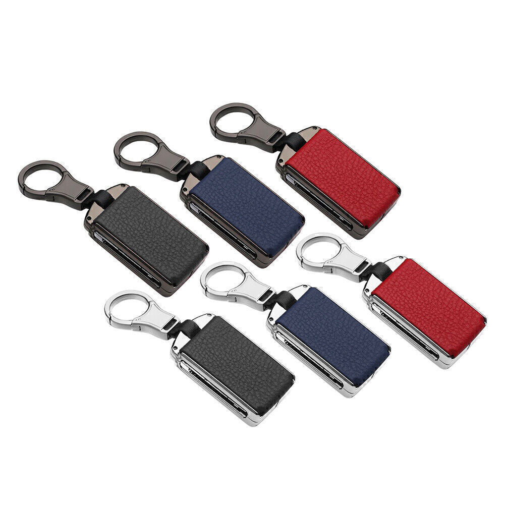 Leather Car Key Case Cover Shell Fit for Volvo XC60 XC40 S90 XC90 V90 2018-2020 Q