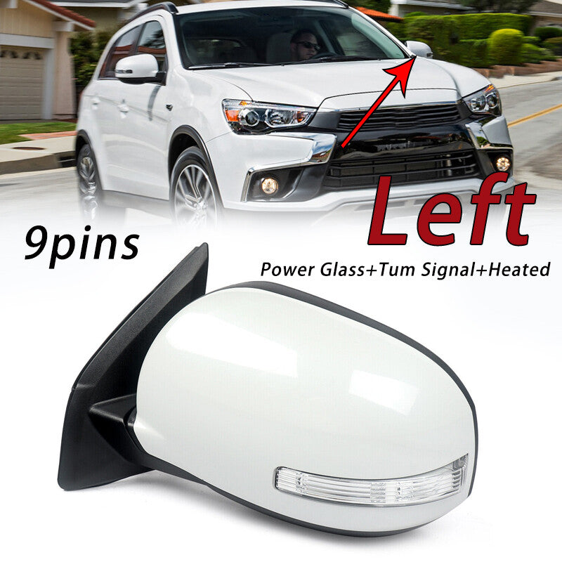 Left Rearview Mirror Turn Light 9 Wire for Mitsubishi Outlander Sport ASX 14-19