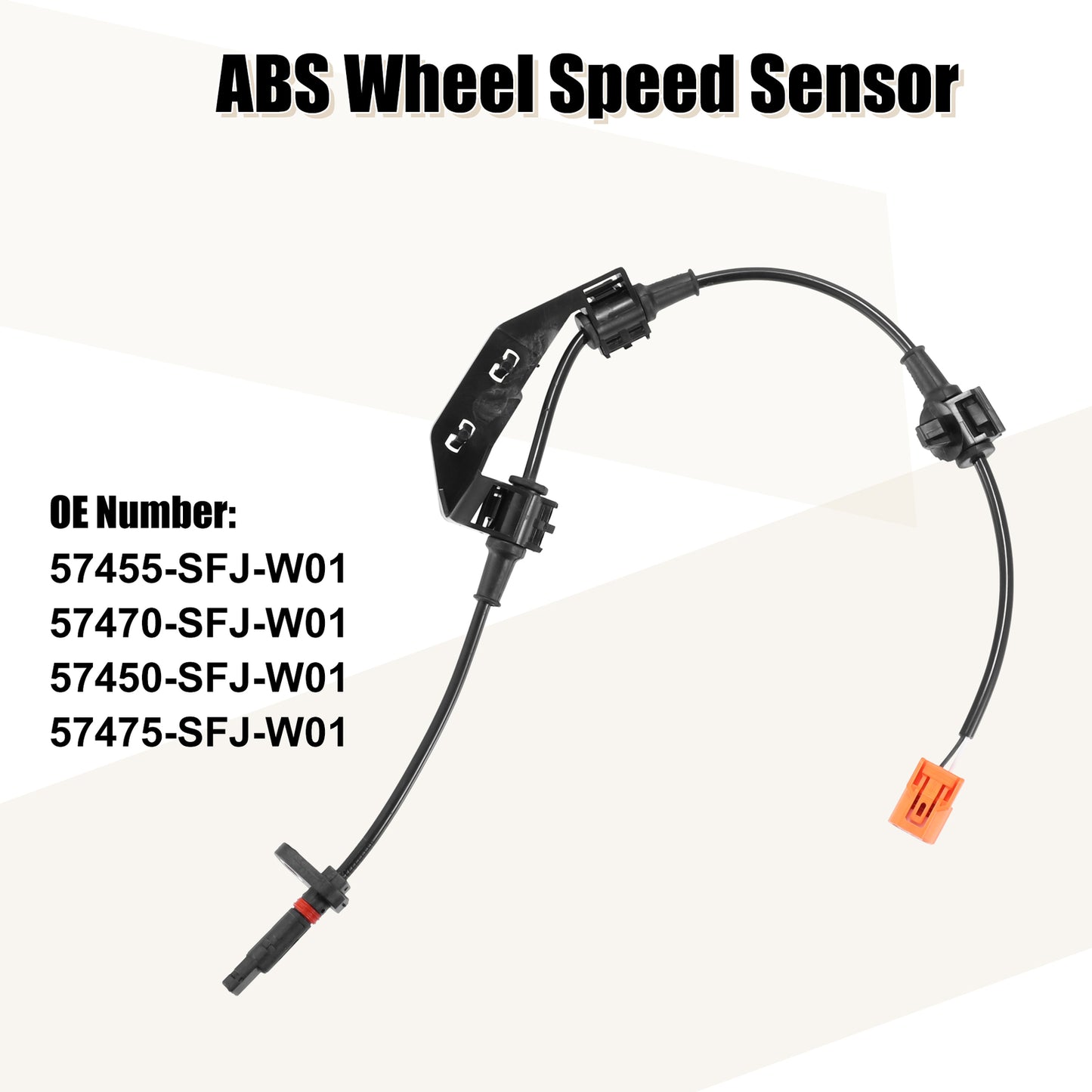 One set of ABS wheel speed sensors is suitable for Odyssey 2005-2008 575450-SFJ 57455-SFJ