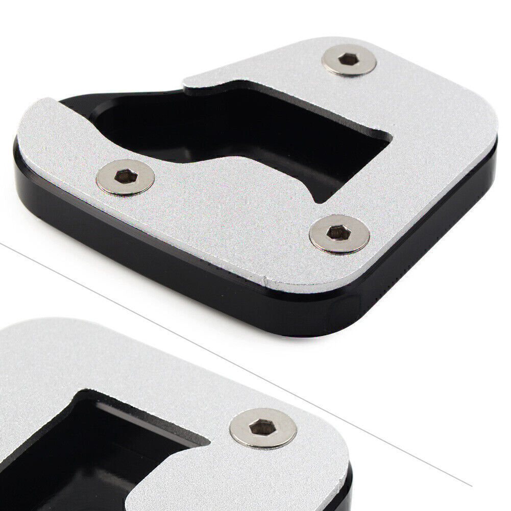 for Suzuki Hayabusa 2008-2020 2018 Silver Kickstand Sidestand Enlarge Plate Pad Q