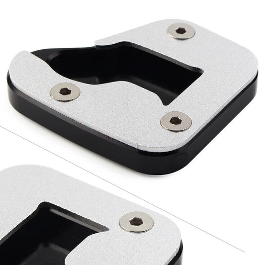 for Suzuki Hayabusa 2008-2020 2018 Silver Kickstand Sidestand Enlarge Plate Pad Q