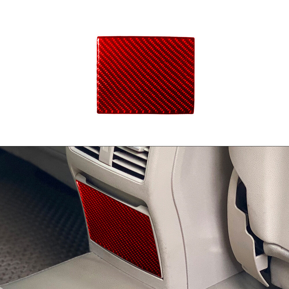Red Rear Central Storage Door Trim for Mercedes Benz CLA 2014-2018/GLA 2015-2018
