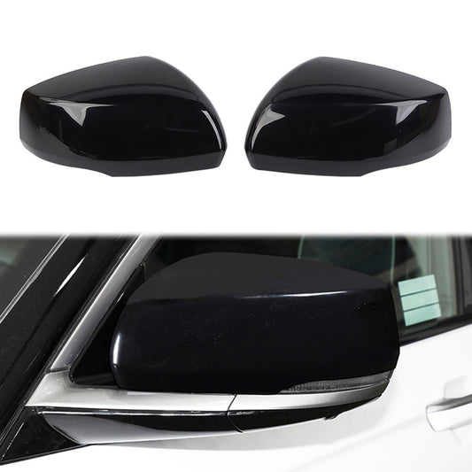 2X Rearview Mirror Cover Cap Trim Accessories for Jeep Grand Cherokee 21+ Black