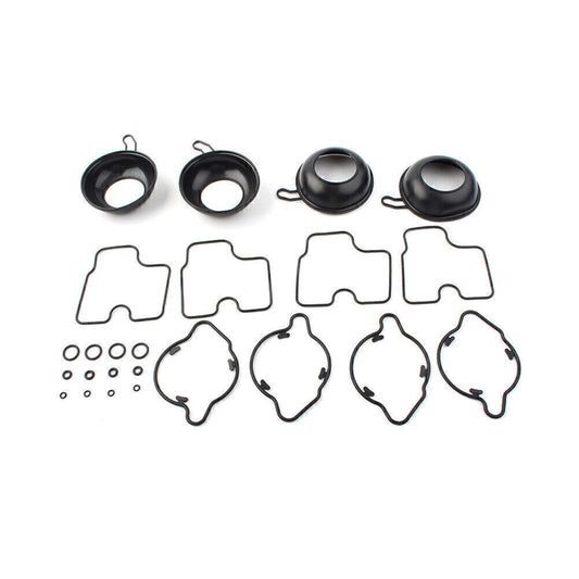 for Honda VFR750F 1994-1997 VFR 750 F Carburetor Rebuild Kit Diaphragm Rubber 4X Q