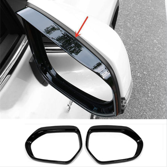 for Toyota Grand Highlander 24-25 Bright Black Mirror Rain Eyebrow Cover Trim 2X