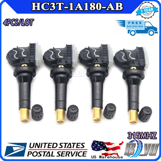 4-piece new TPMS tire pressure sensor kit  for ford  Fusion for Lincoln HC3T-1A180-BC Q