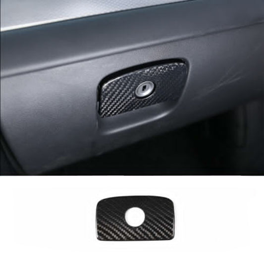 Carbon Fiber for Co -Pilot Side Storage Cover Trim for Jaguar F-PACE XE XF 2016-2020