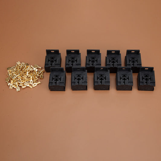 10Pcs 5 Pin Automotive Relay Socket Holder Housing 3334485008 v