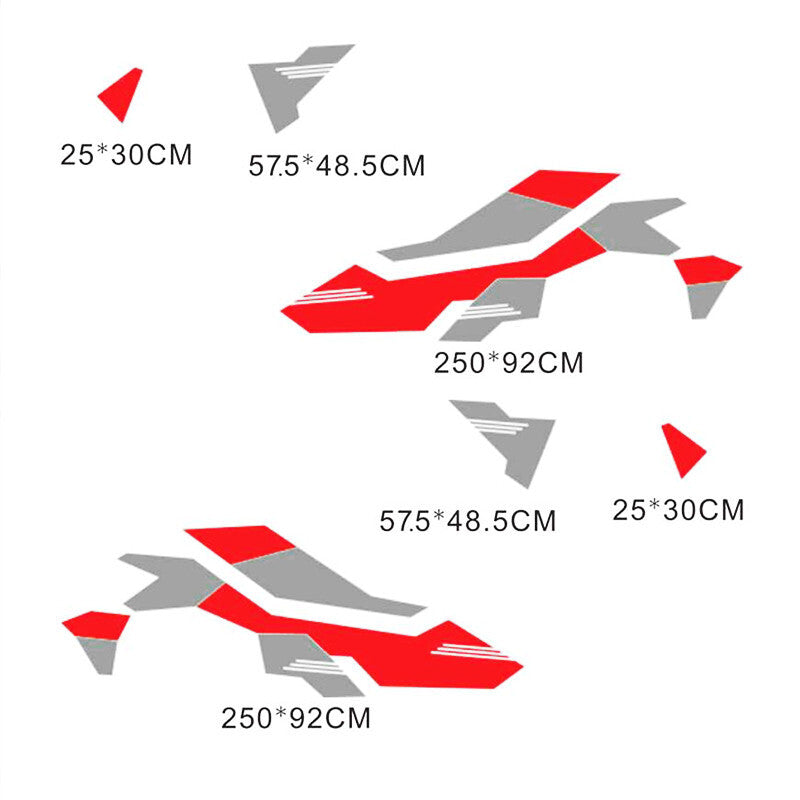 Car for SUV Both Side Sticker Vinyl Body Decals Waterproof DIY Accessories