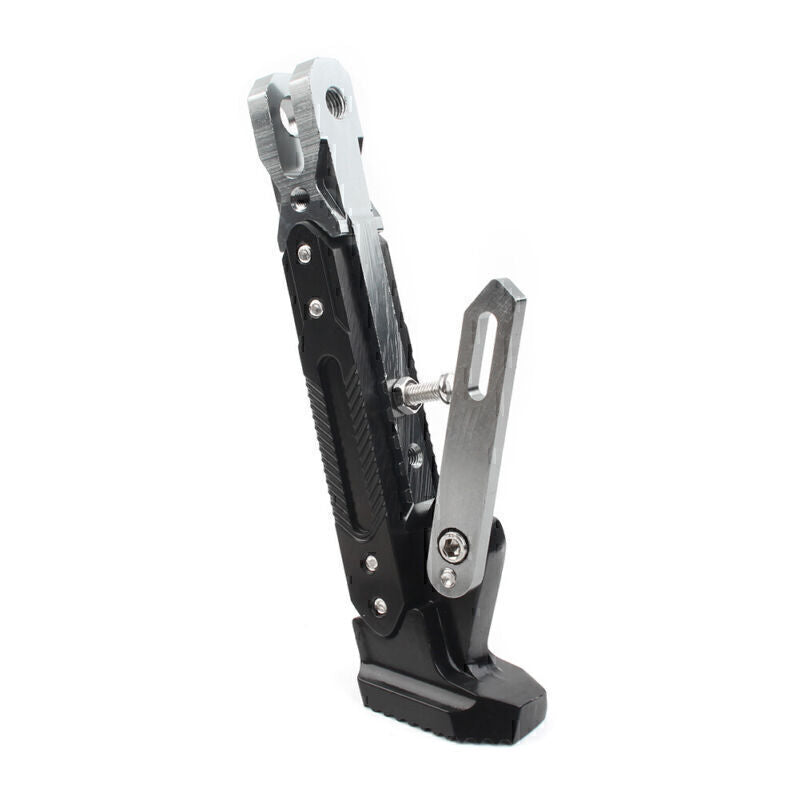 CNC Steel Non-slip Adjustable Motorcycle Foot Side Stand Support Leg Kickstand Q