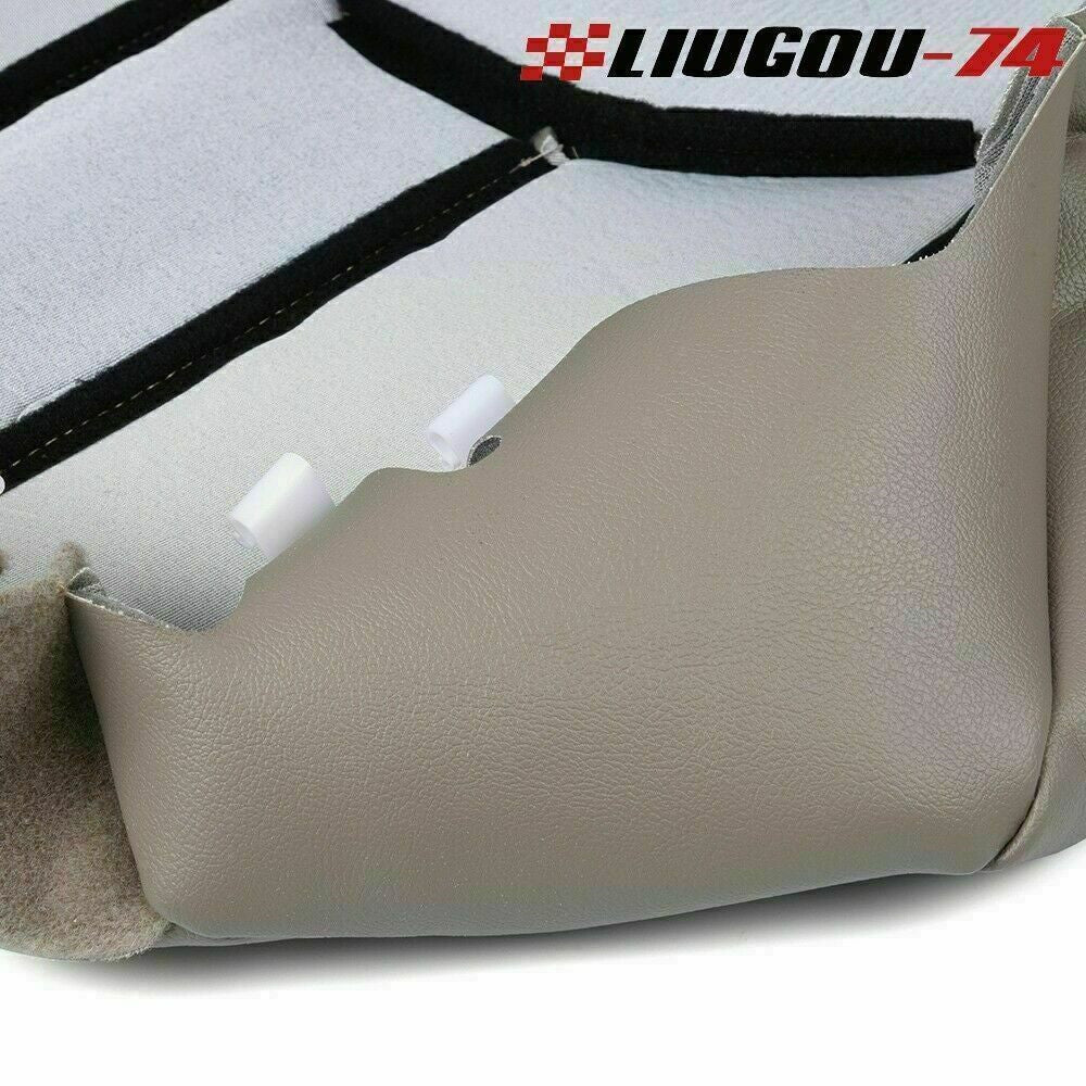 The driver's side leather for seat cover is suitable for 2003-06 for Chevrolet Silverado 1500, 2500, and 3500 models. Q