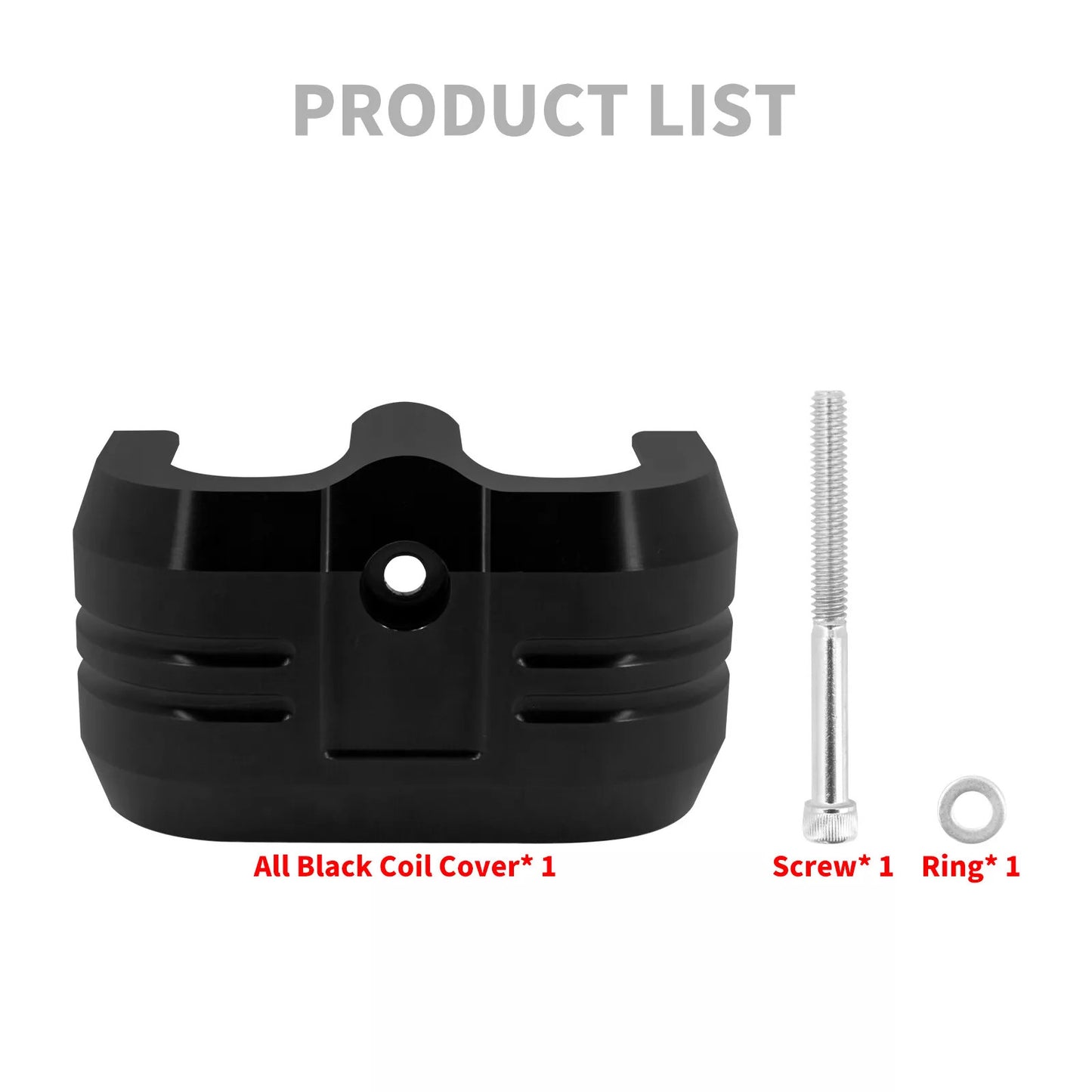 Black ABS motorcycle coil cover for Harley Softail Breakout Street Fat Bob 2018+- n