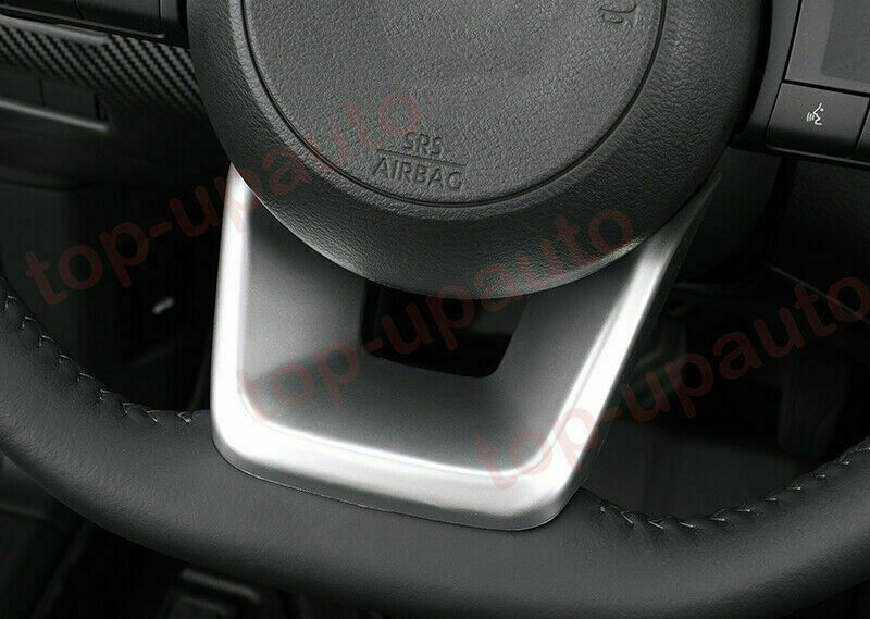 for Nissan Rogue 2021-2022 ABS Silver Steering Wheel Moulding Trim Frame Cover