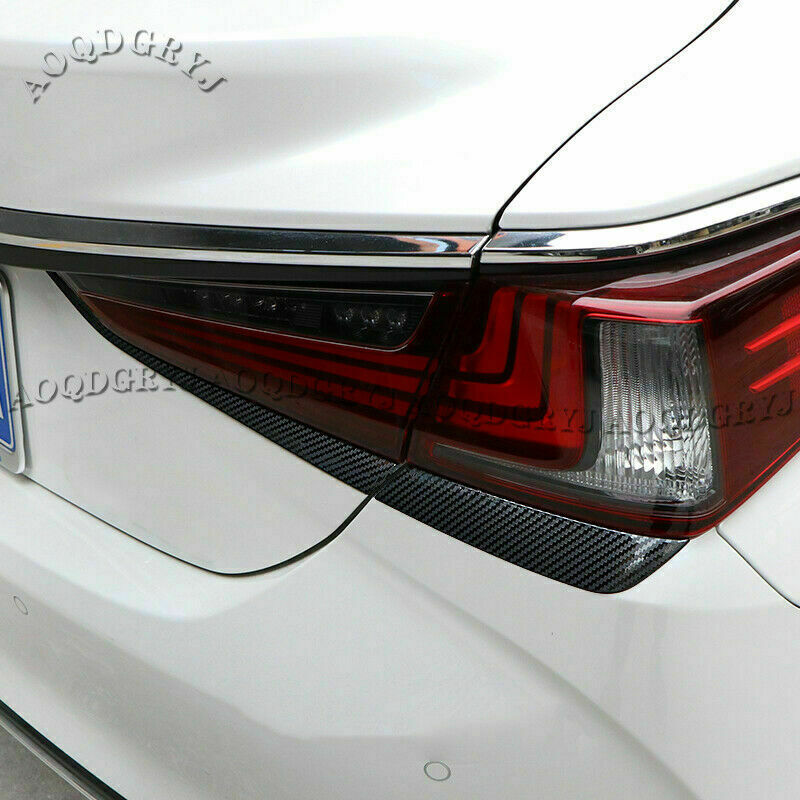Carbon Fiber Tail Light Lamp Moulding Trim for Lexus ES350 300H ES250 2019-2022