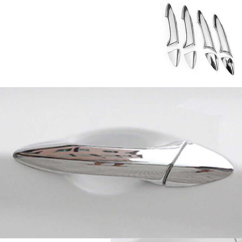 for Hyundai for Elantra 2011-2016 Glossy Chrome Car Door Handles Cover Trim Decor 8X