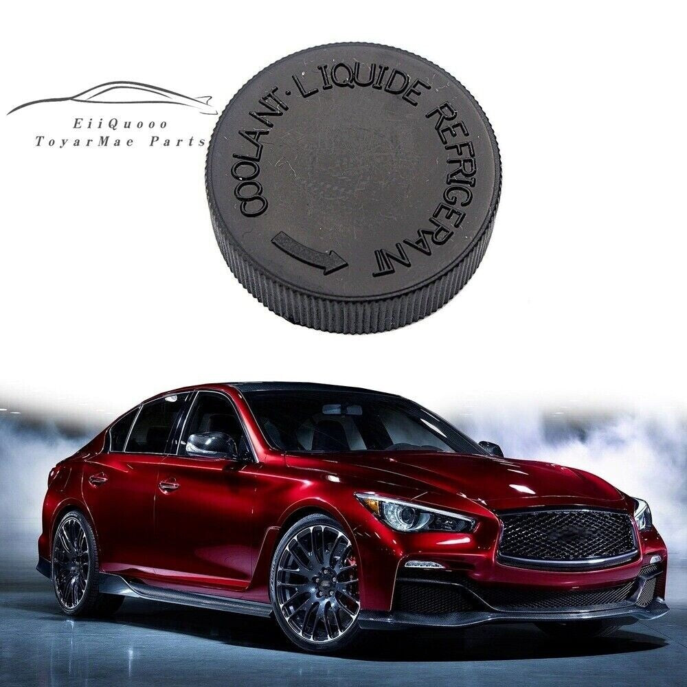 Coolant Overflow Reservoir Cap Tank BlackFit for Infiniti 21712-79900 New n