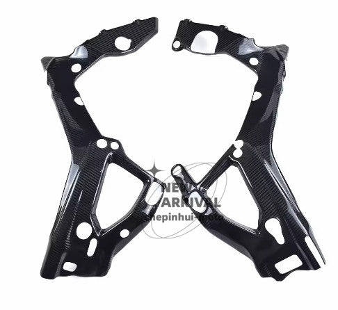 Motorcycle carbon fiber frame cover, side panel fairing, suitable for BMW S1000RR 19-23 Q