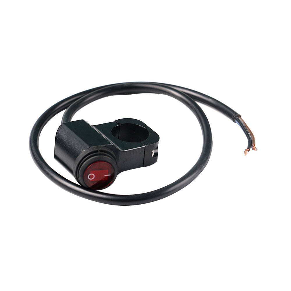 Motorcycle Switch ON-OFF Handlebar Mount Push Button 12V Headlight Fog Light Q