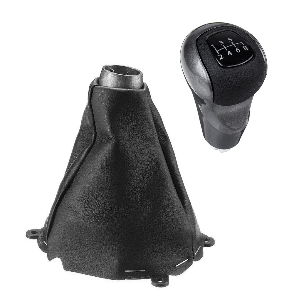6 Speed Manual PU Gear Shift Knob & Boot for Honda for Civic DX EX LX 2006 -2011 Q