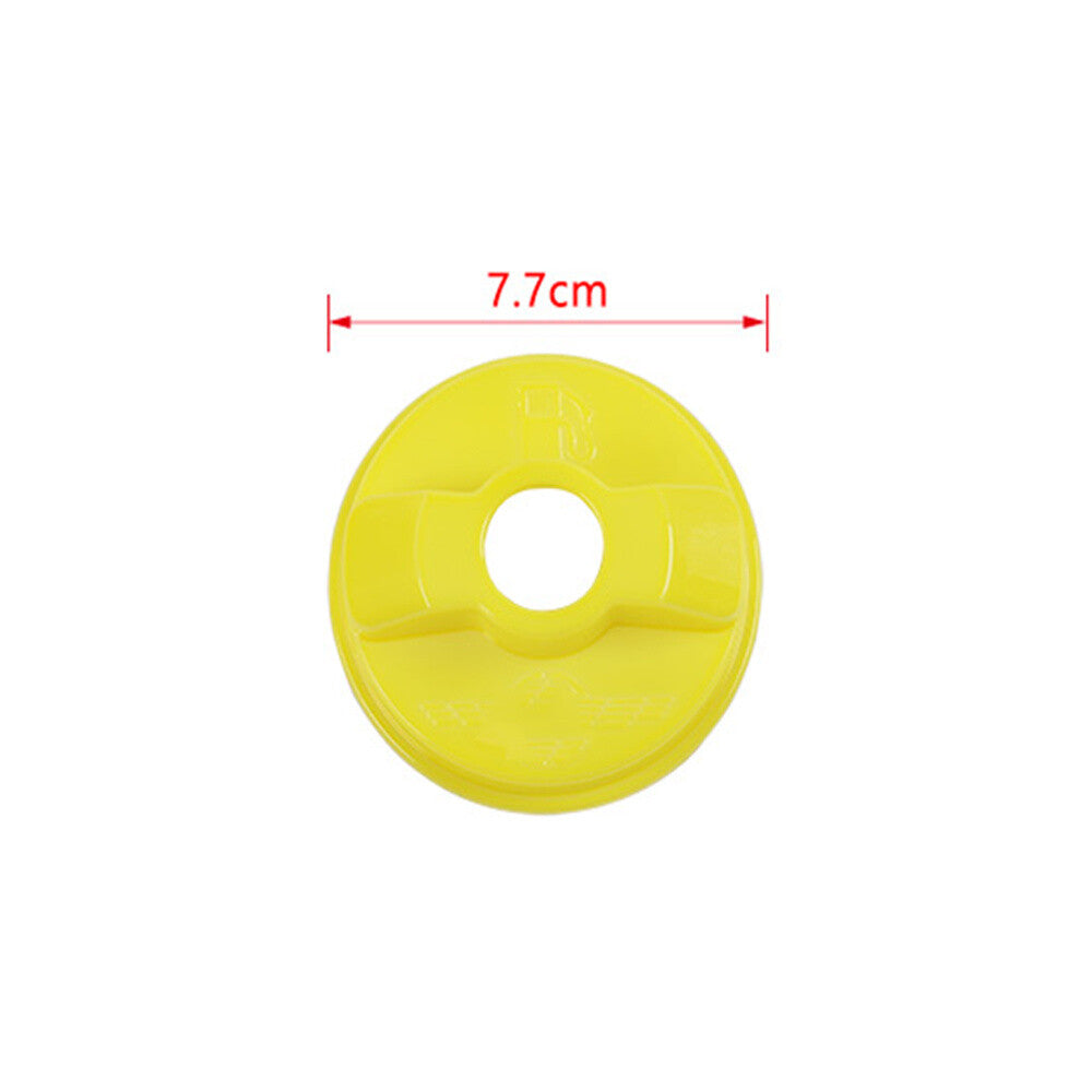 for Jeep for Wrangler JK JL 2007-23 Inner Fuel Tank Cap Door Gas Filler Cover Yellow