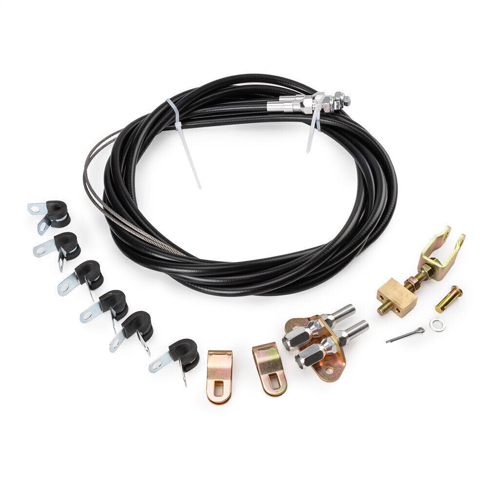 Universal Rear Parking Brake Emergency E-Brake Cable Kit For Wilwood 330-9371 Q