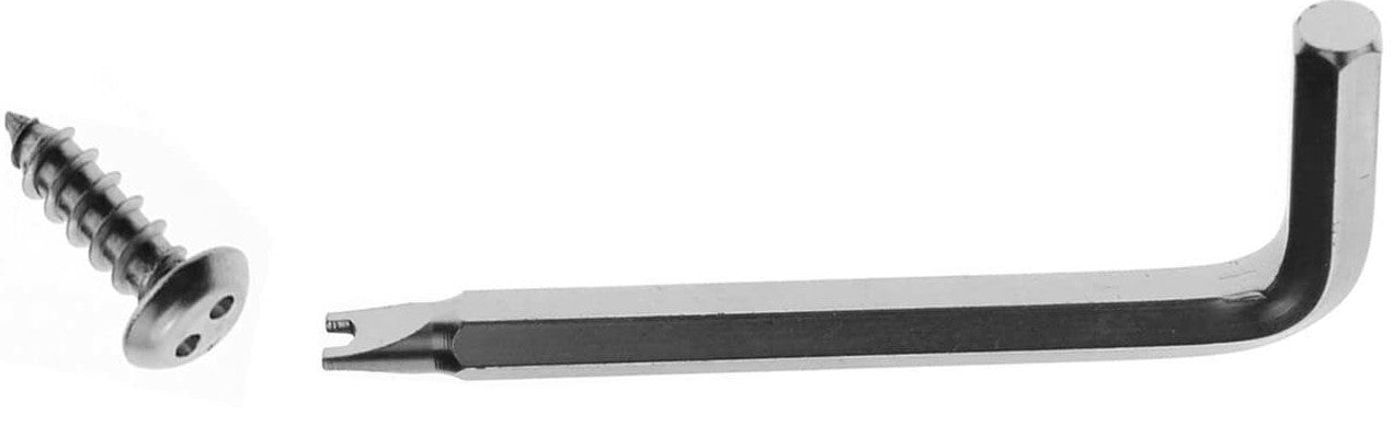 Chrome-plated security fasteners for car license plate anti-theft screws and nuts are suitable for BMWs.