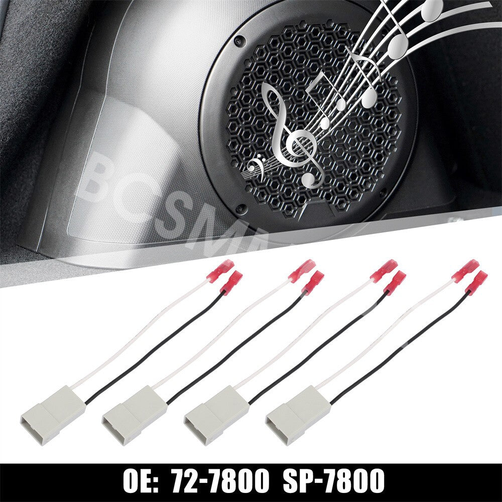 Front Rear Door Speaker Wires Harness Connector Fit for Acura Integra 1986-2001