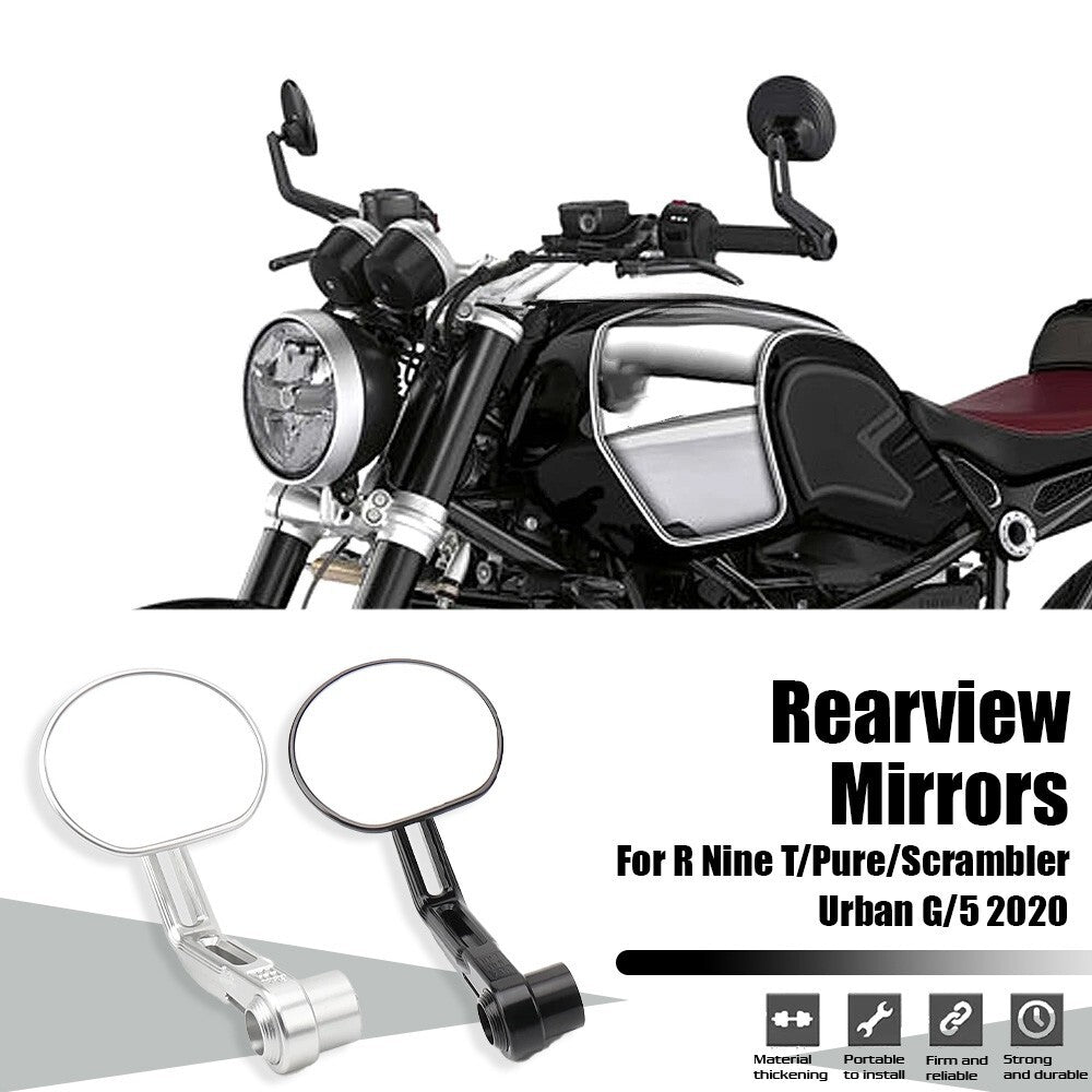 for BMW R NINE T Urban G/S Scrambler Pure R9T Handlebar Rearview Side Mirrors